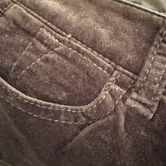 Talbots Petites Women’s Flawless 5 Pocket stretch Jegging Dark brown Velour 4P - Picture 2 of 13